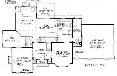 1st floor plan