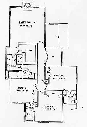 second floor plan