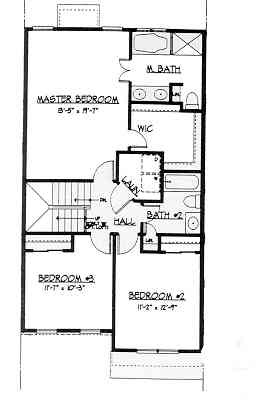 second floor plan