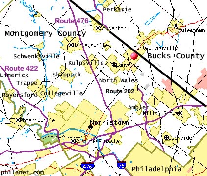 Maps of the philadelphia Region
