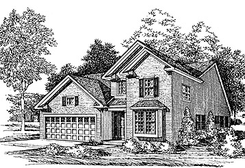 Callaway Model with Brick Front and Loft