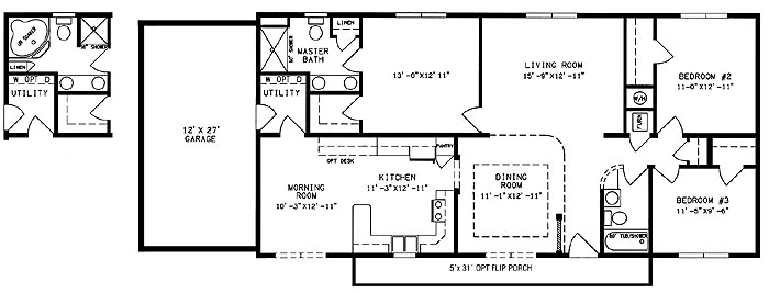 Elm Model First Floor Plan